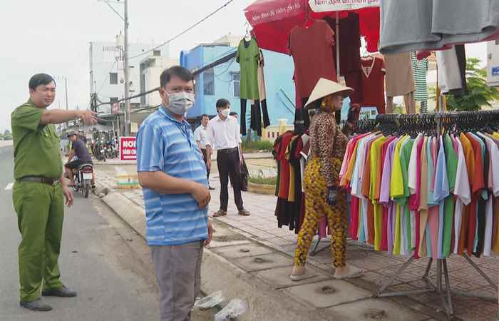  Kế Sách ra quân giải tỏa, xử lý các hành vi lấn chiếm lòng lề đường (03-07-2023)